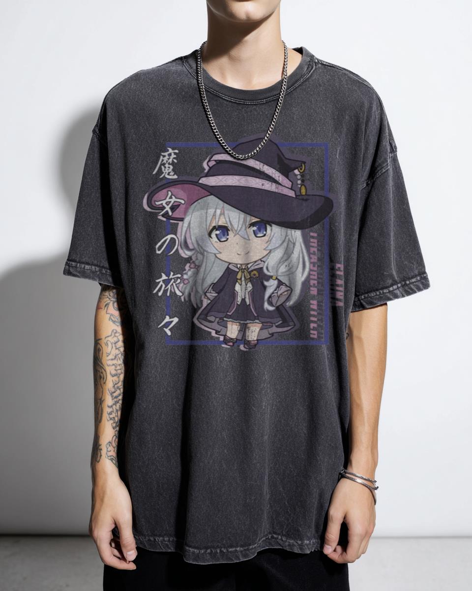 Wandering Witch Elaina Anime T-Shirt - The Journey of Elaina Manga Fan