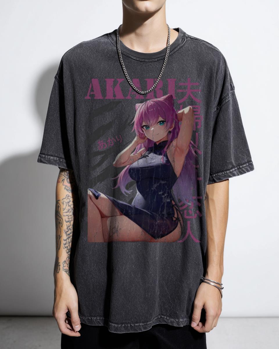 Watanabe Akari Fuufu Ijou Koibito Miman Anime T-Shirt - Kawaii Waifu Fan Unisex