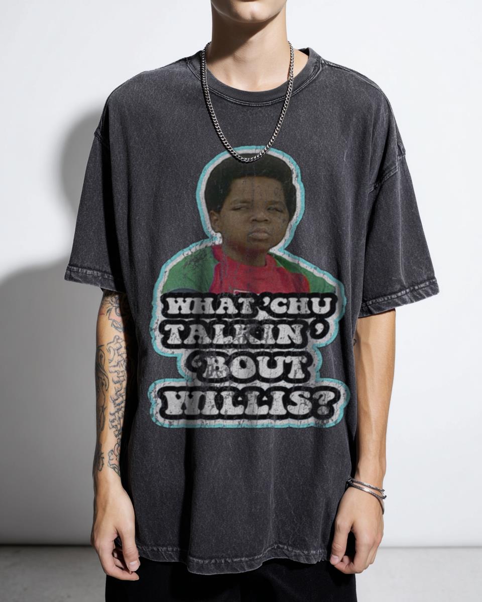 What'chu Talkin' 'Bout, Willis? Gary Coleman Retro 70s TV Tee