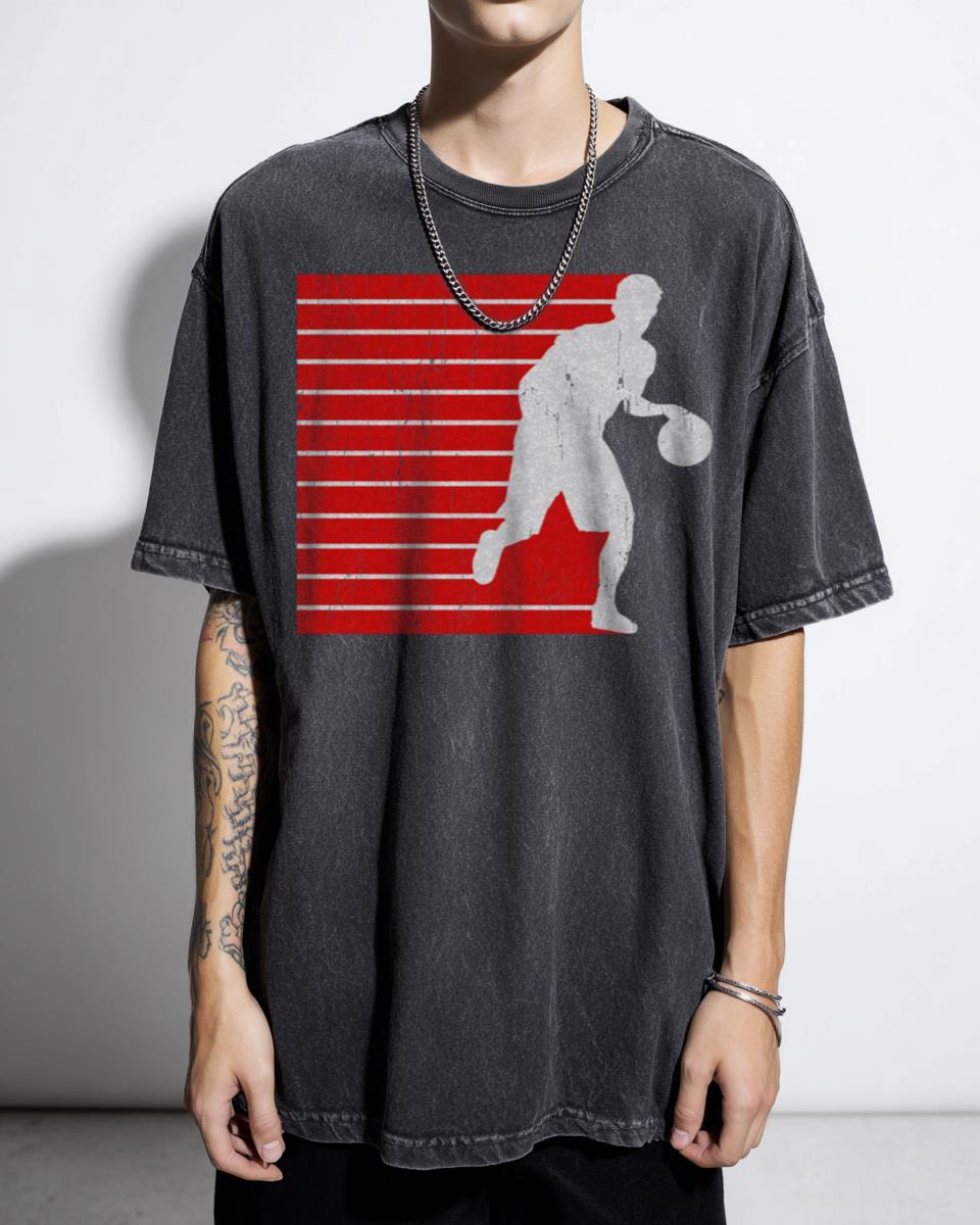 White Dynamic Basketball Attack Sports T-Shirt - NBA Fan Gift Unisex