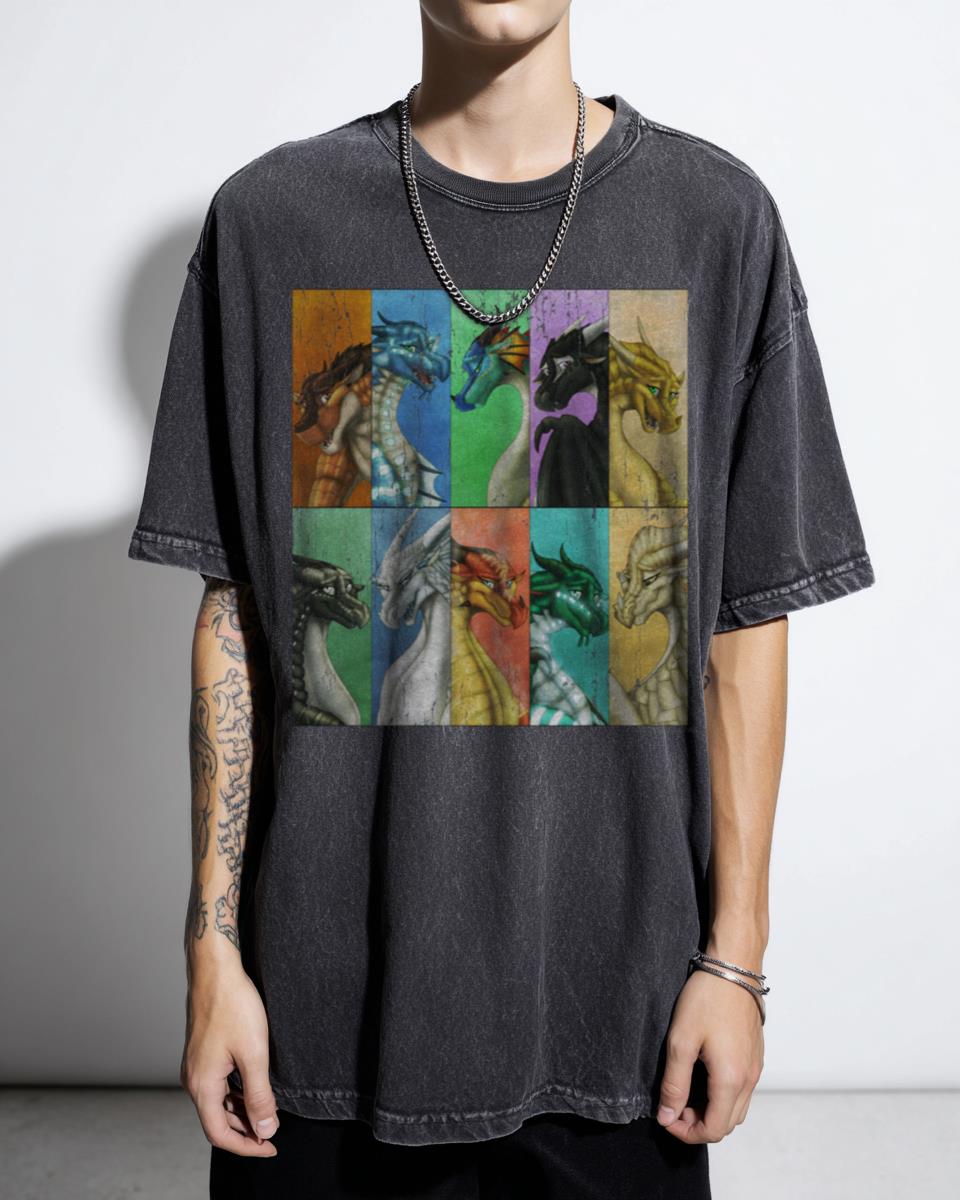Wings of Fire Dragonets Fantasy Book Series Fan Art Tee