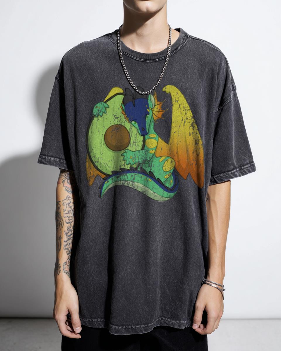Wings of Fire Glory & Avocado Cute Dragon Graphic Tee