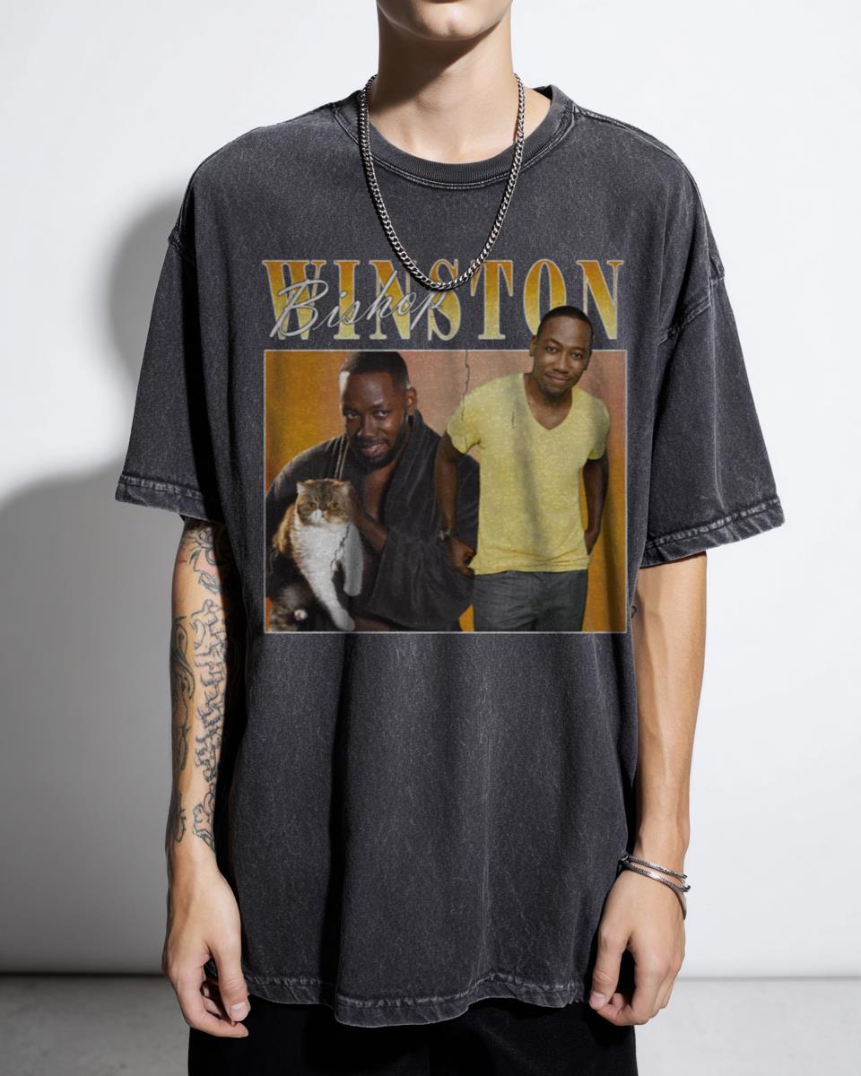 Winston Bishop New Girl TV Show Homage Fan Art Tee