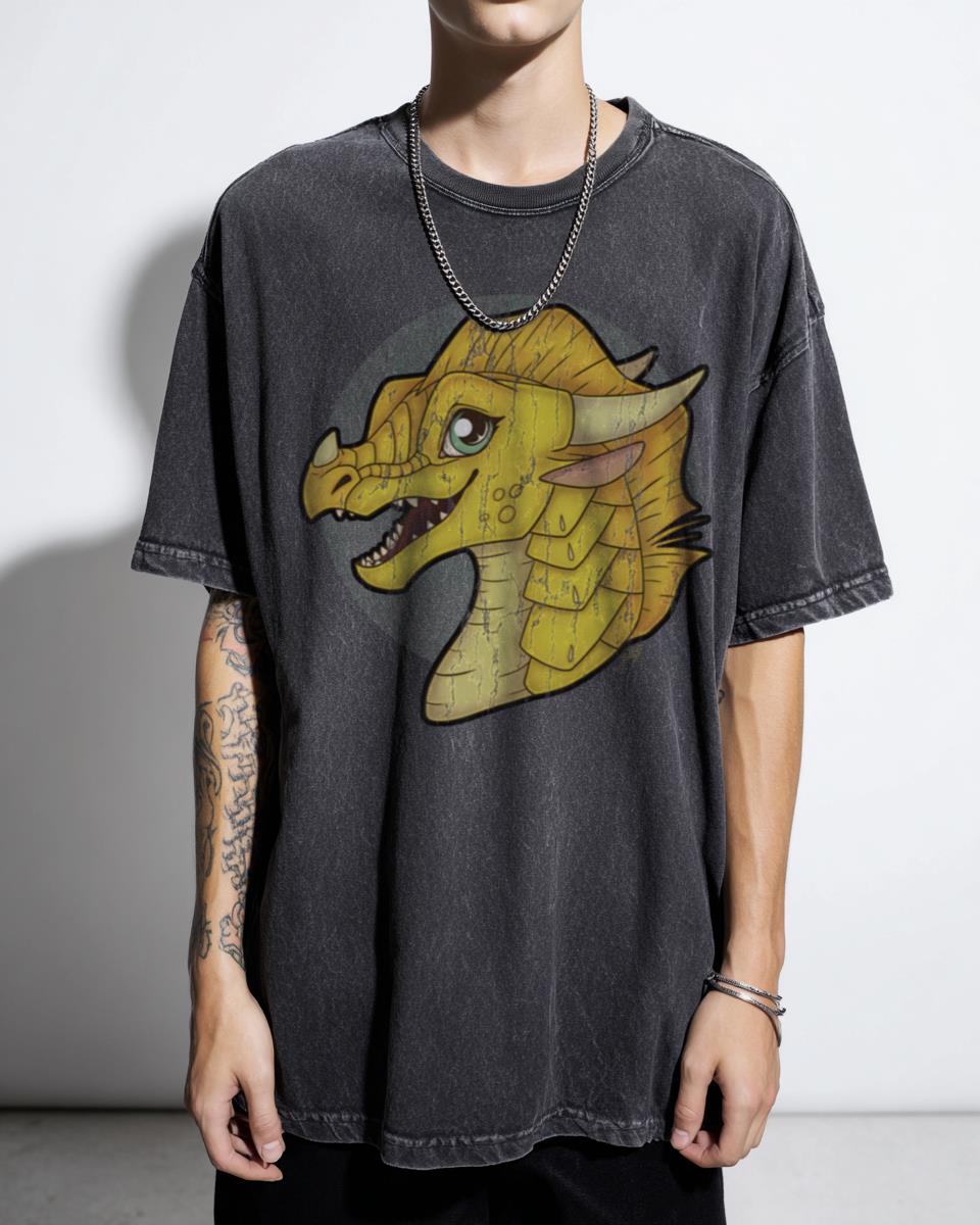 WoF Sunny Headshot Dragon Tee | Wings of Fire Hybrid Shirt
