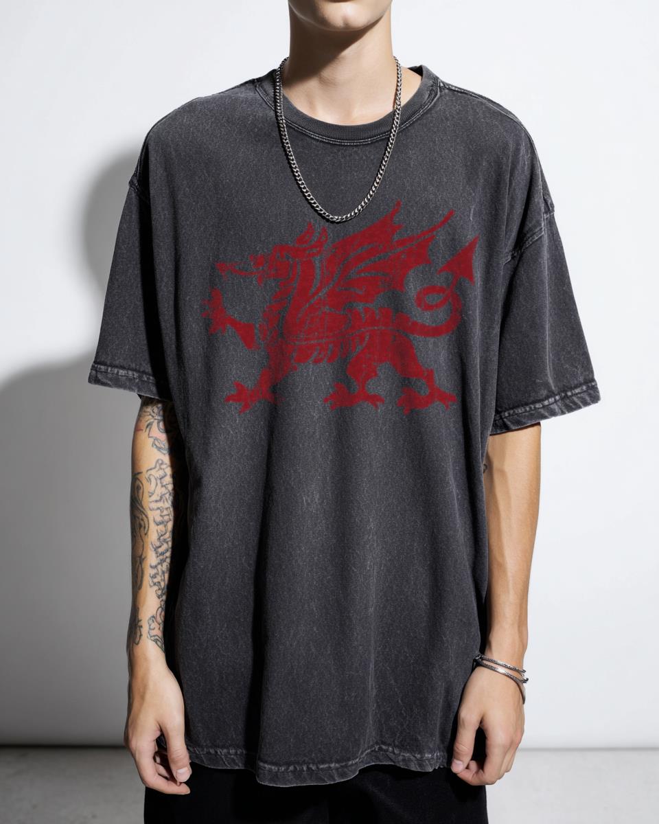 Y Ddraig Goch Welsh Dragon T-Shirt | Wales National Symbol Tee