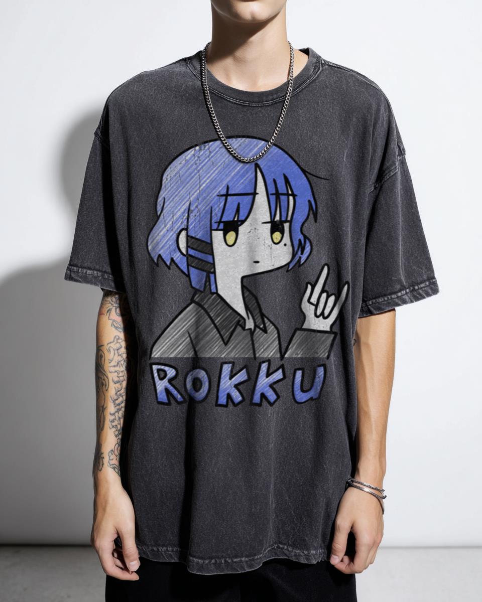 Yamada Ryo Rock On Bocchi The Bassist Anime T-Shirt - Funny Music Fan