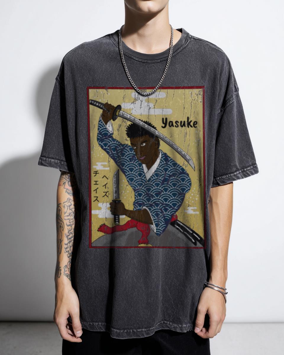 Yasuke Black Samurai T-Shirt | African Samurai Anime Tee