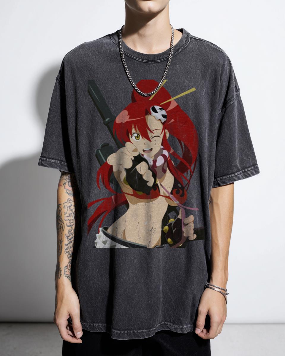 Yoko Littner Gurren Lagann Anime Art T-Shirt - Tengen Toppa Character
