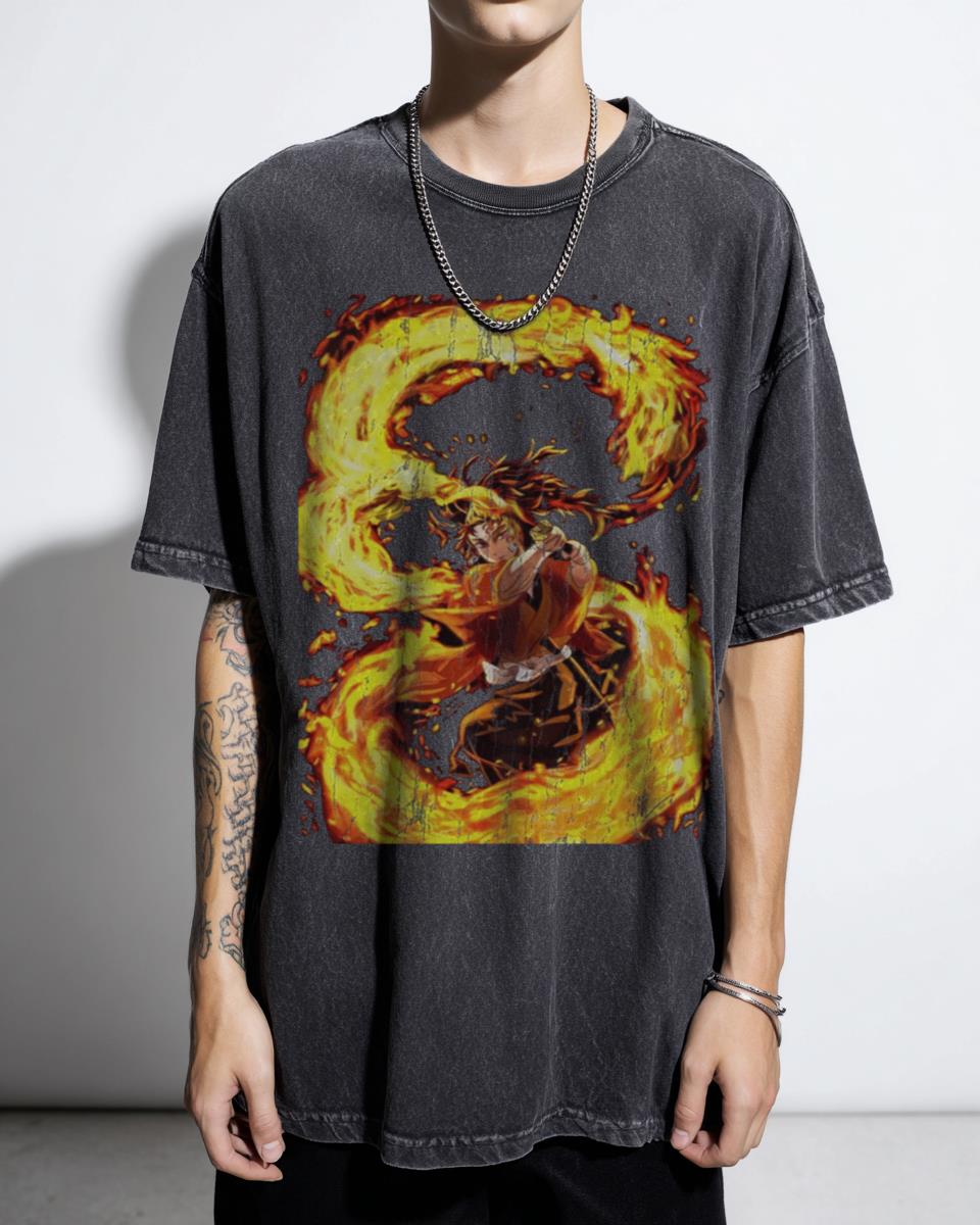 Yoriichi Demon Slayer T-Shirt | Sun Breathing Anime Graphic Tee
