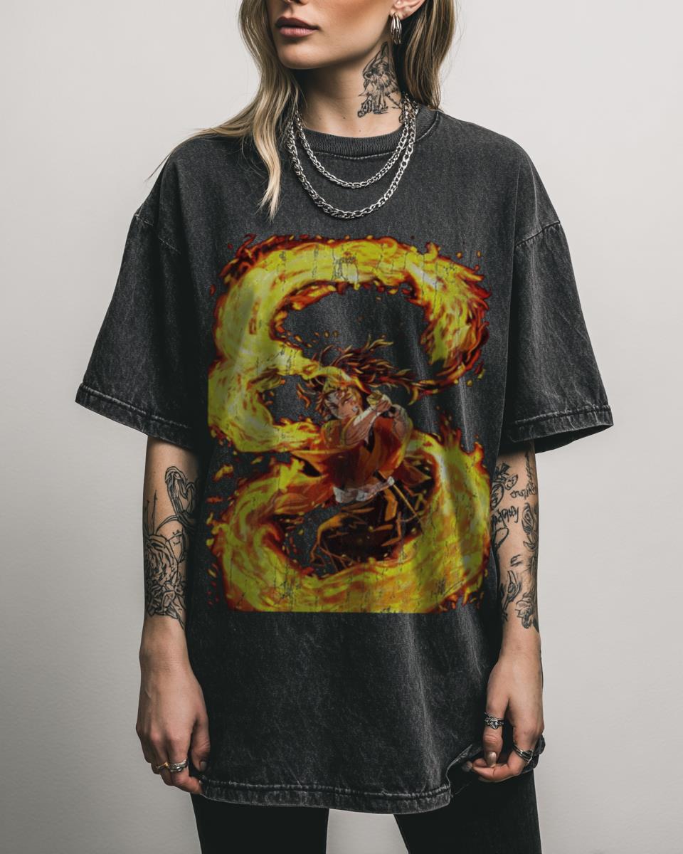 Yoriichi Demon Slayer T-Shirt | Sun Breathing Anime Graphic Tee