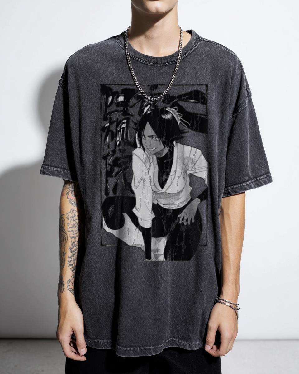 Yoruichi Shihōin Bleach Anime Manga Graphic T-Shirt - Japanese Character Fan Apparel Unisex