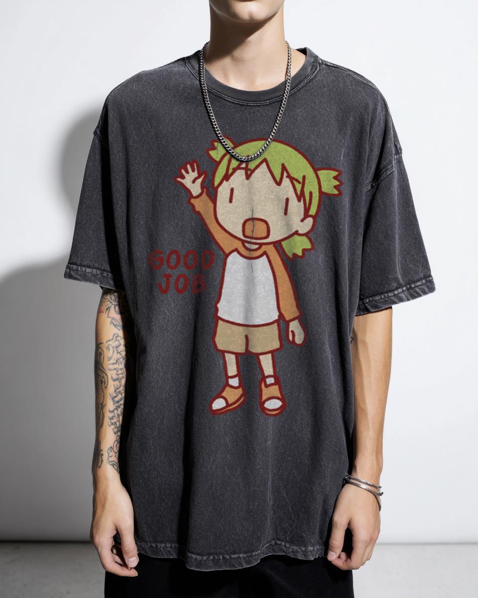 Yotsuba Koiwai 'Good Job' Cute Manga T-Shirt - Azuma Kiyohiko Fan