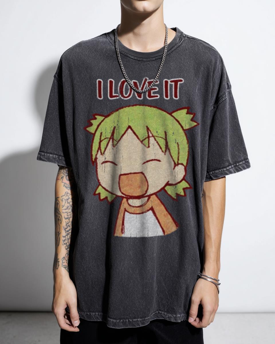 Yotsuba Koiwai 'I Love It' Cute Manga Graphic T-Shirt - Azuma Kiyohiko Fan Apparel Unisex