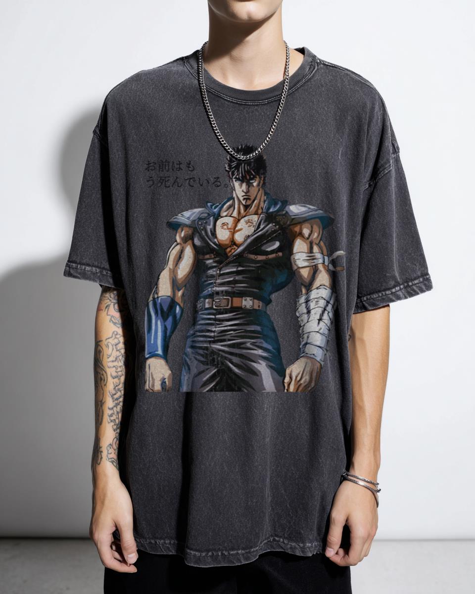 You Are Already Dead Anime T-Shirt | Omae Wa Mou Shindeiru Meme