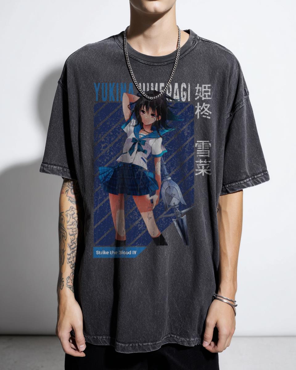 Yukina Himeragi Strike the Blood IV Anime T-Shirt - Waifu Fan Art Tee