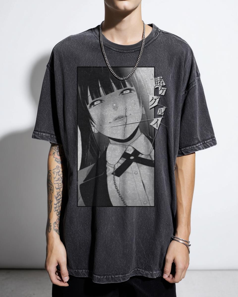 Yumeko Jabami Kakegurui Anime Gambling T-Shirt - Japanese Manga Fan Tee Unisex