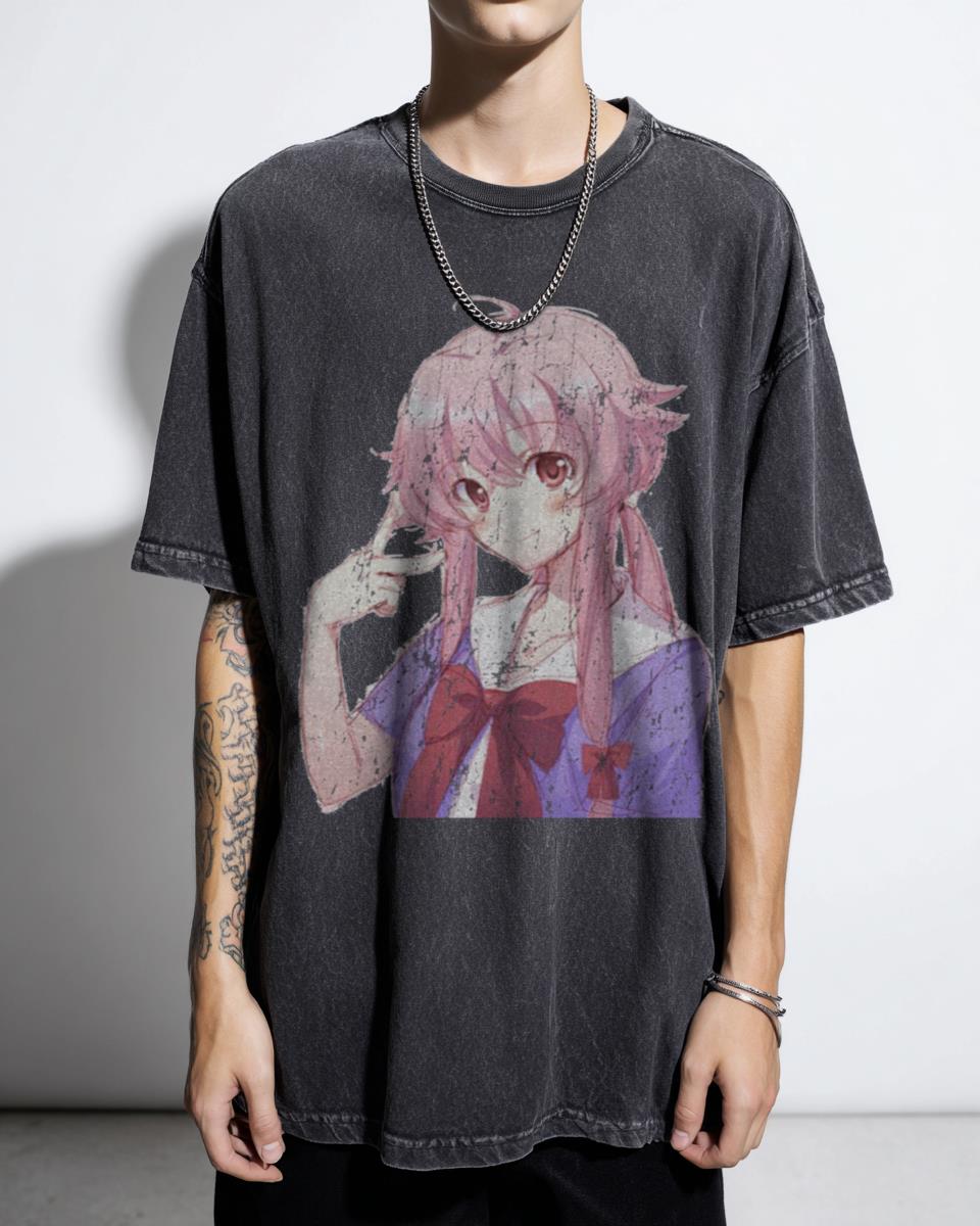 Yuno Gasai Future Diary Anime T-Shirt | Mirai Nikki Fan Merch
