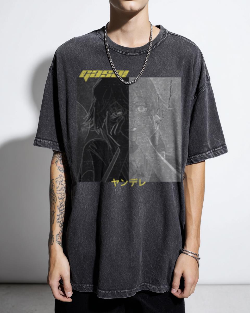 Yuno Gasai Yellow Yandere Anime Girl T-Shirt - Future Diary Simulator Fan Girls