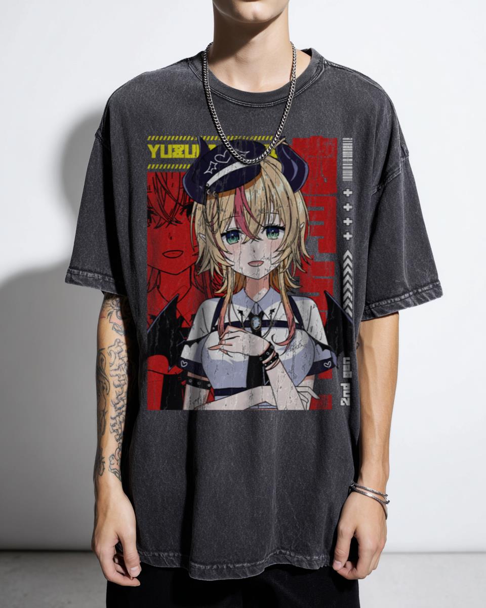 Yuzuki Choco Hololive VTuber T-Shirt - Virtual Youtuber Anime Fan Apparel