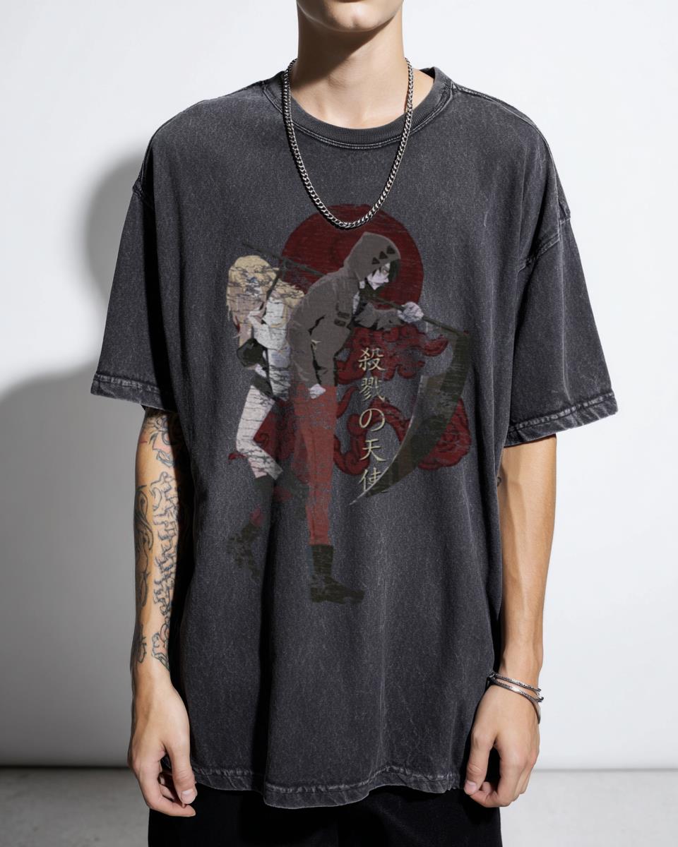 Zack & Rachel Angels of Death Anime Graphic Tee