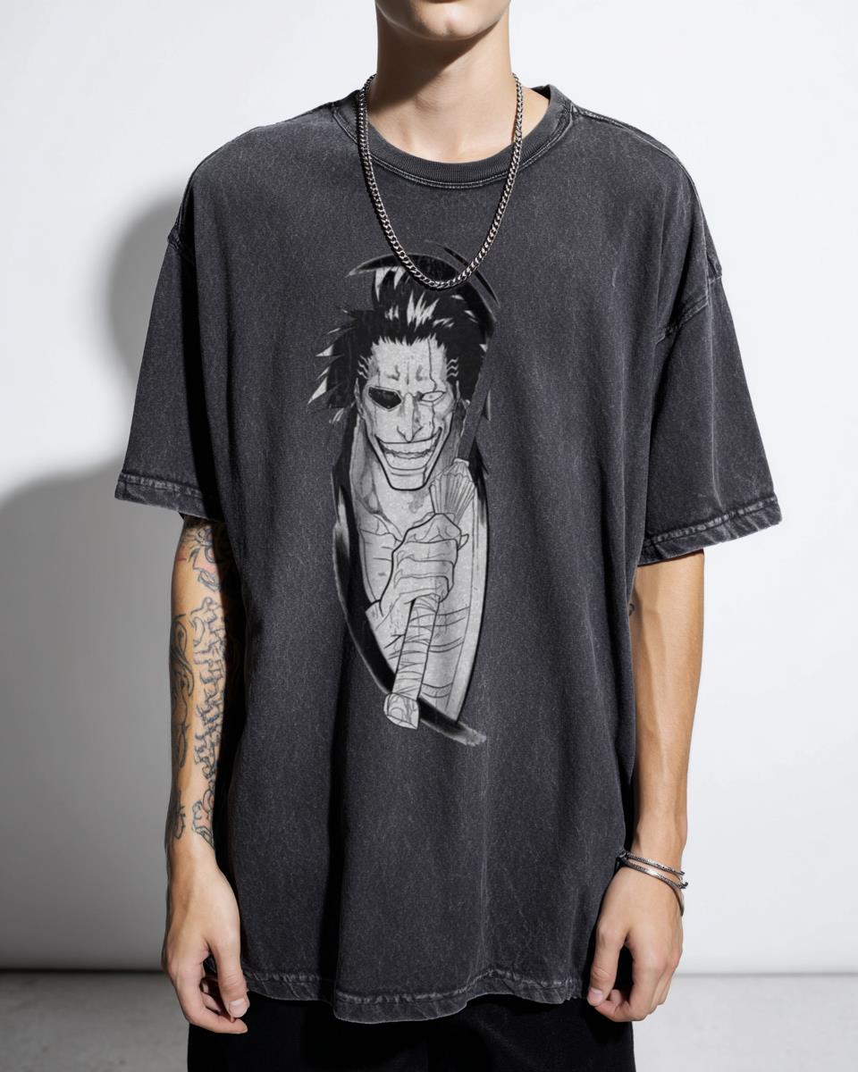 Zaraki Kenpachi Berserker Captain T-Shirt - Bleach Shonen Anime Manga Fan Unisex