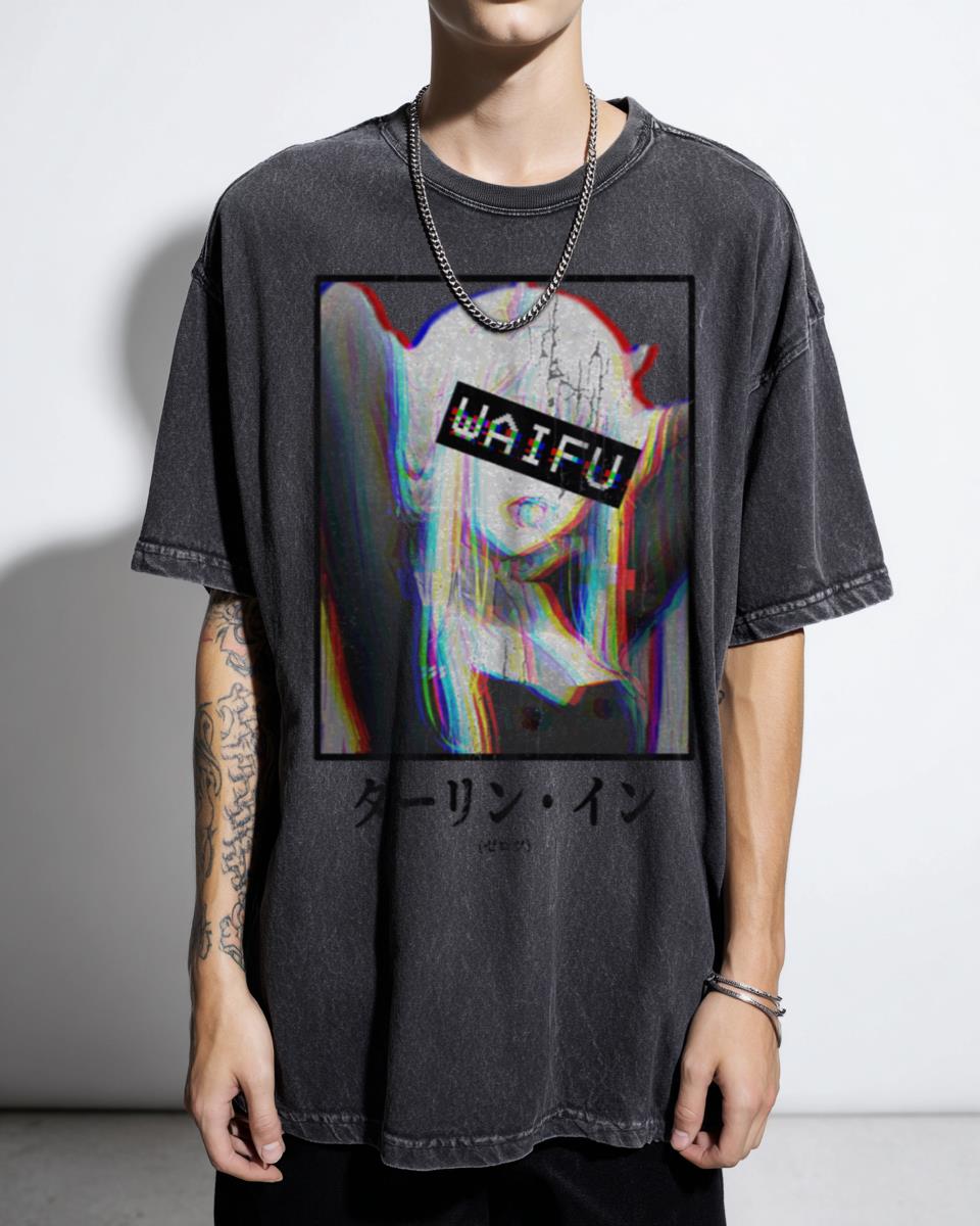 Zero Two Waifu Darling in the Franxx Anime T-Shirt - Best Girl Manga Fan Girls